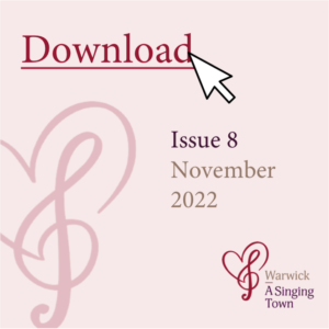 Warwick - A Singing Town newsletter issue